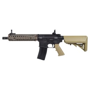 GOLDEN EAGLE FUCILE A GAS DANIEL DEFENSE MK18 TWO-TONE NERO/TAN