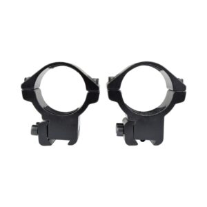 ROYAL ATTACCHI BASSI 30MM PER SLITTE 11mm NERO