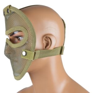 ROYAL MASCHERA CON RETE METALLICA TAN