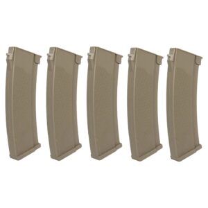 SPECNA ARMS SET 5x CARICATORI HI-CAP S-MAG 380 COLPI PER SERIE J TAN