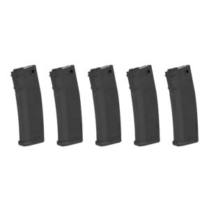 SPECNA ARMS SET 5x CARICATORI MID-CAP S-MAG 125 COLPI PER SERIE M4/M16 NERO